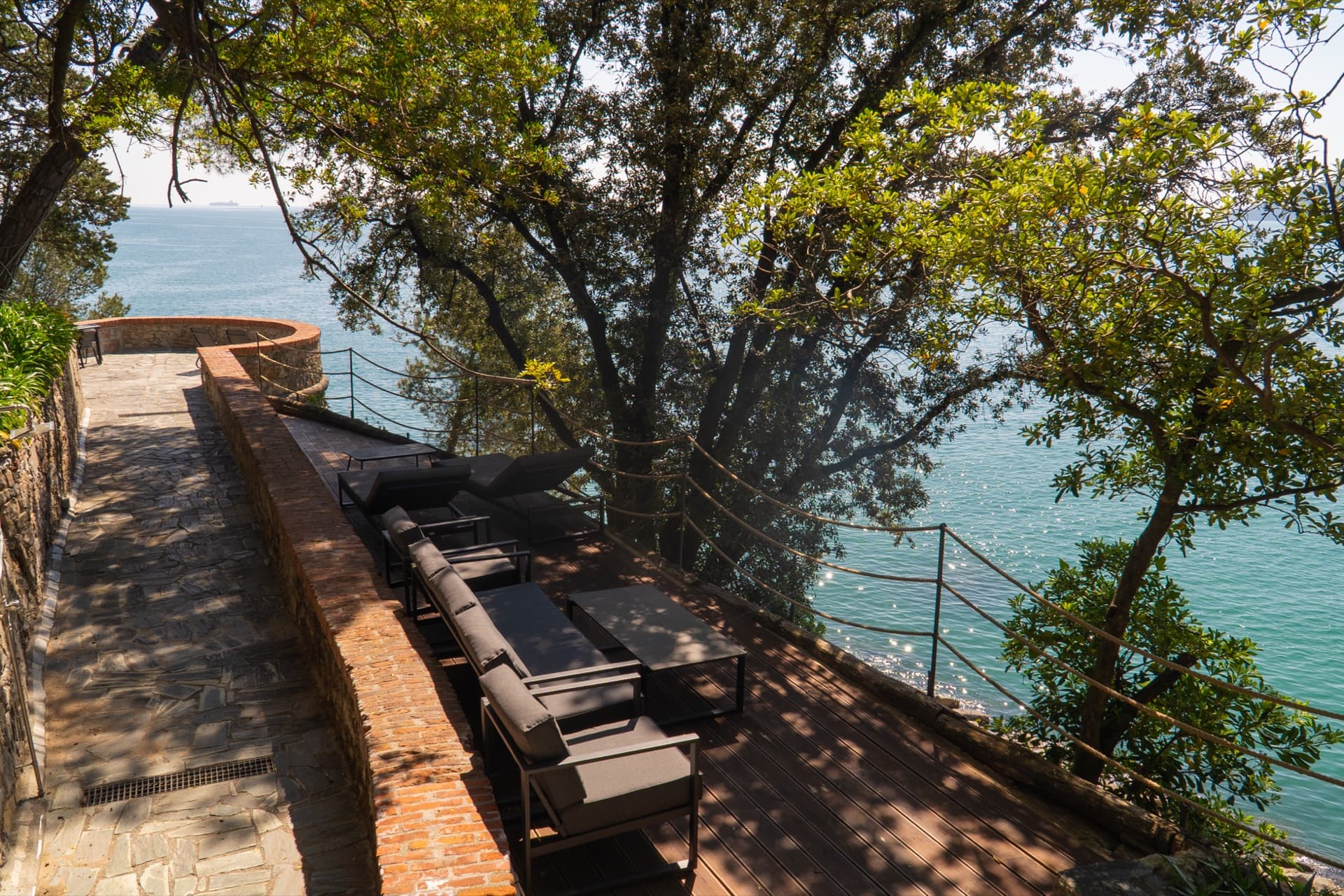 La terrasse sur la mer